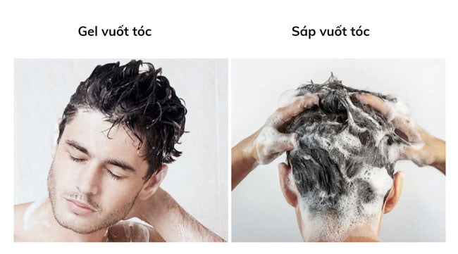 Sáp vuốt tóc hay Gel vuốt tóc