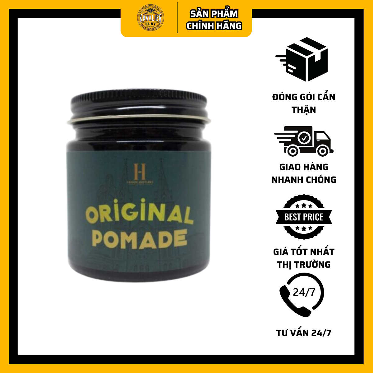 Pomade Original - Firm Hold & Matte Shine 4oz 114g