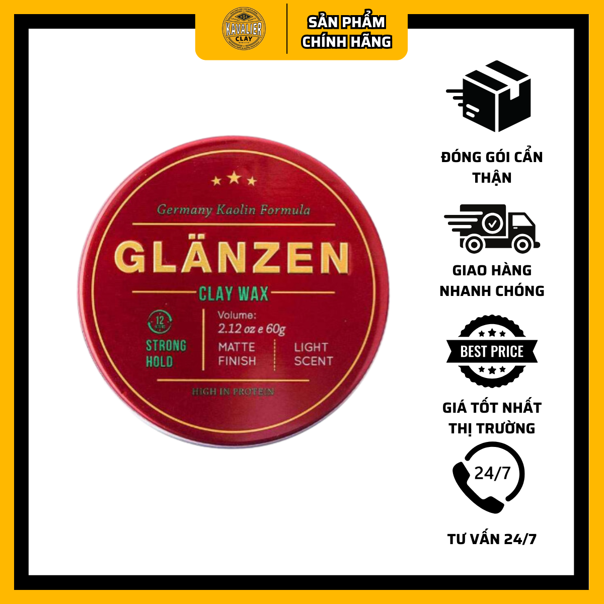 Glanzen Clay Wax