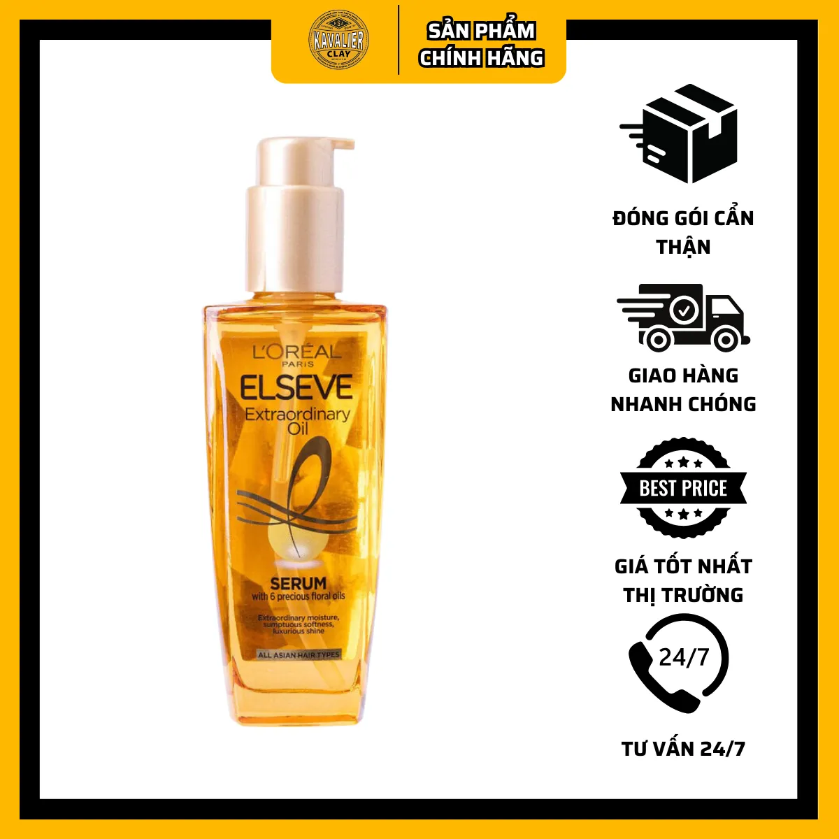 Dầu Dưỡng Tóc L'Oréal Paris Elseve Extraordinary Oil