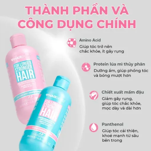 Bộ Dầu Gội - Xả Chống Rụng Tóc Hairburst