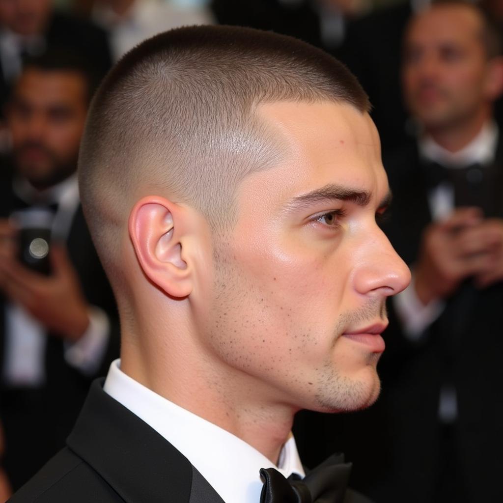 kiểu tóc buzz cut ngắn đi tiệc