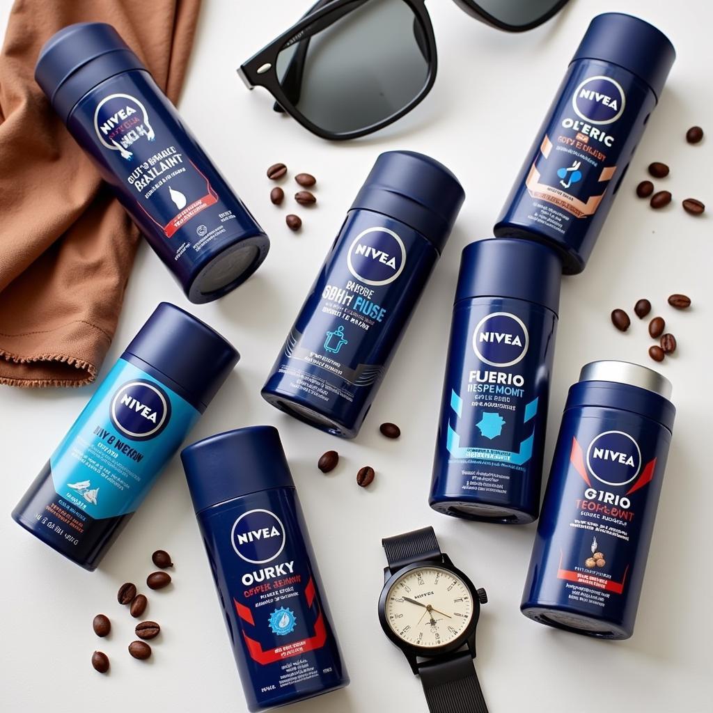 Types of Nivea deodorants for men