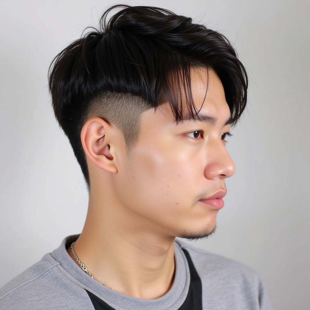 Kiểu tóc Comma Hair Hàn Quốc