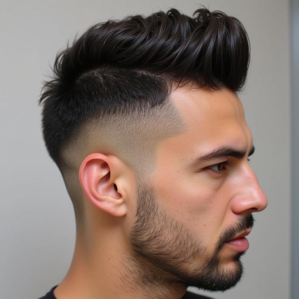 Kiểu tóc Faux Hawk nam tính