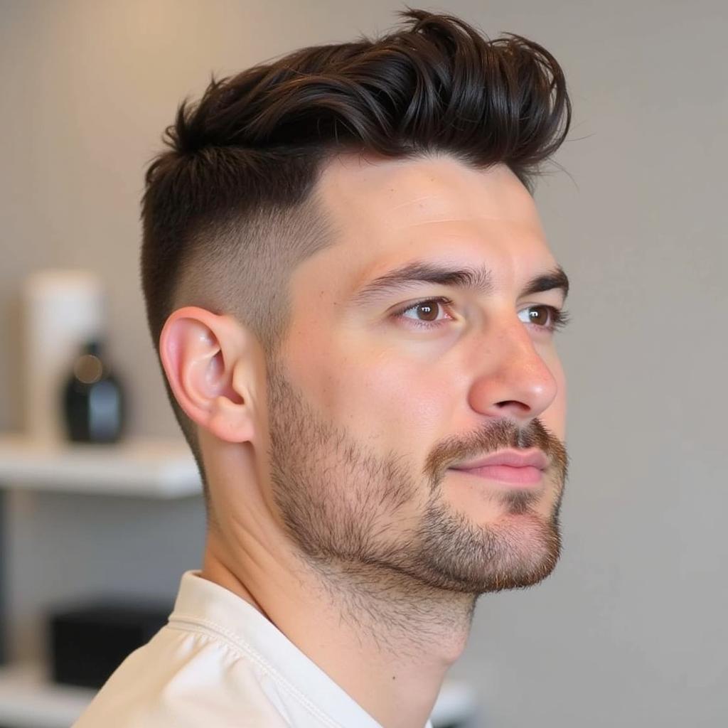 Kiểu tóc side quiff phù hợp với khuôn mặt nào?