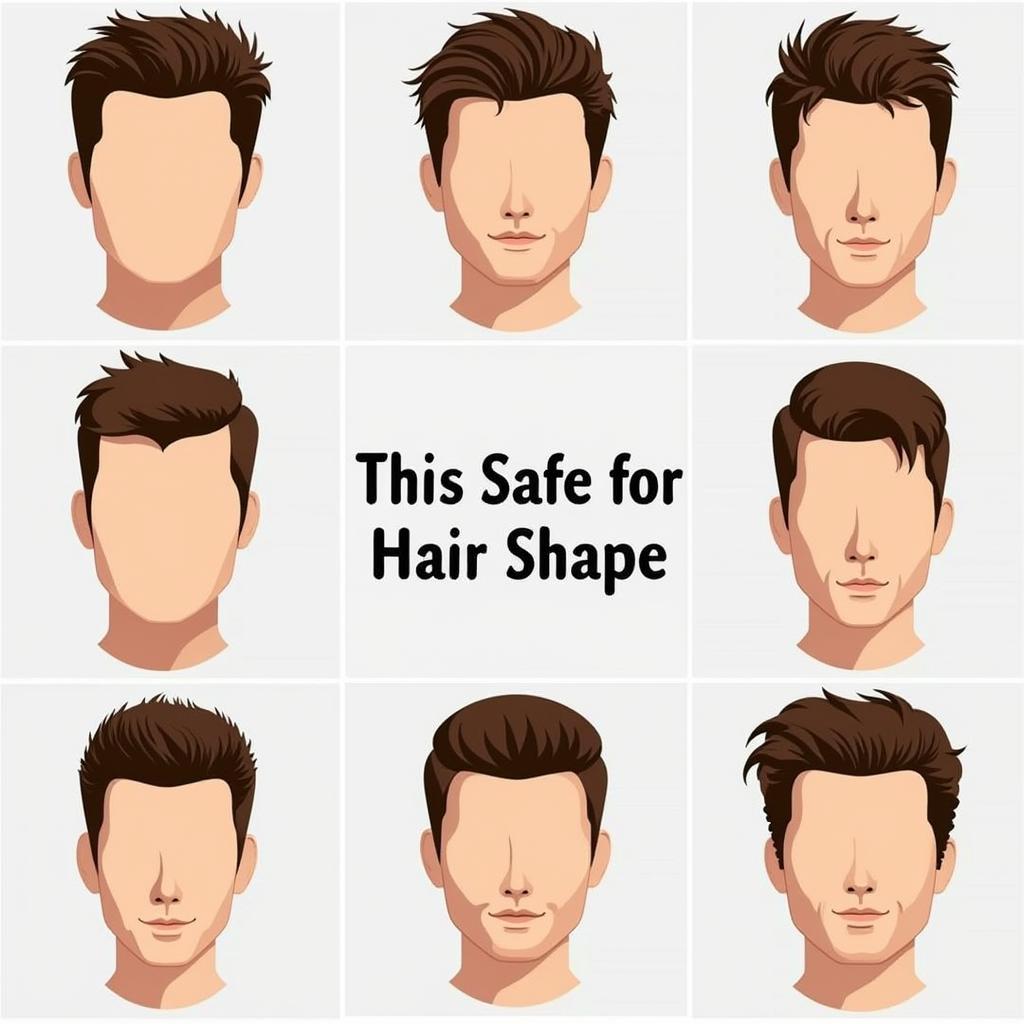 Choosing the right men's hairstyle for your face shape