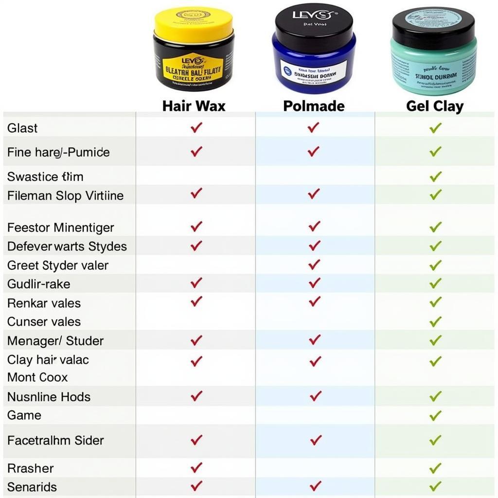 Choosing the right hair styling products for a slick back hairstyle