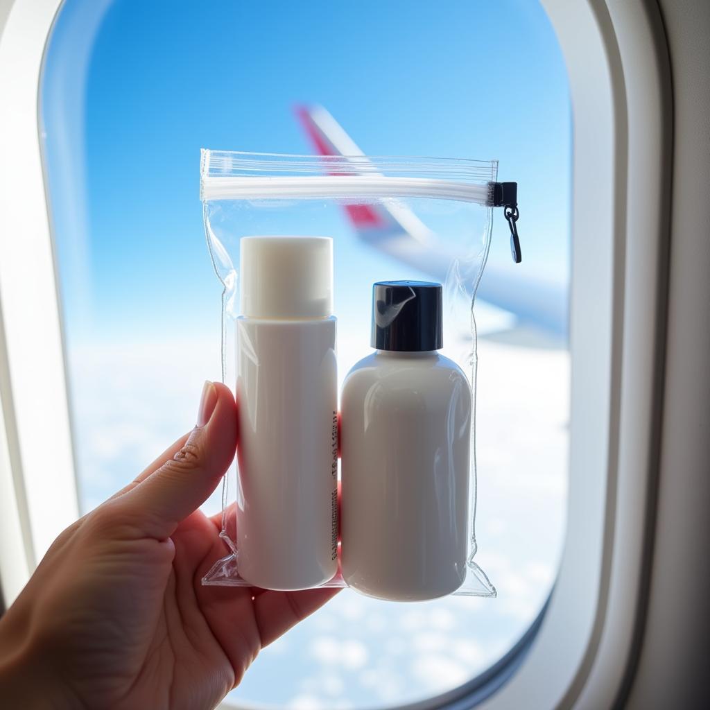 Regulations for carrying liquids on airplanes