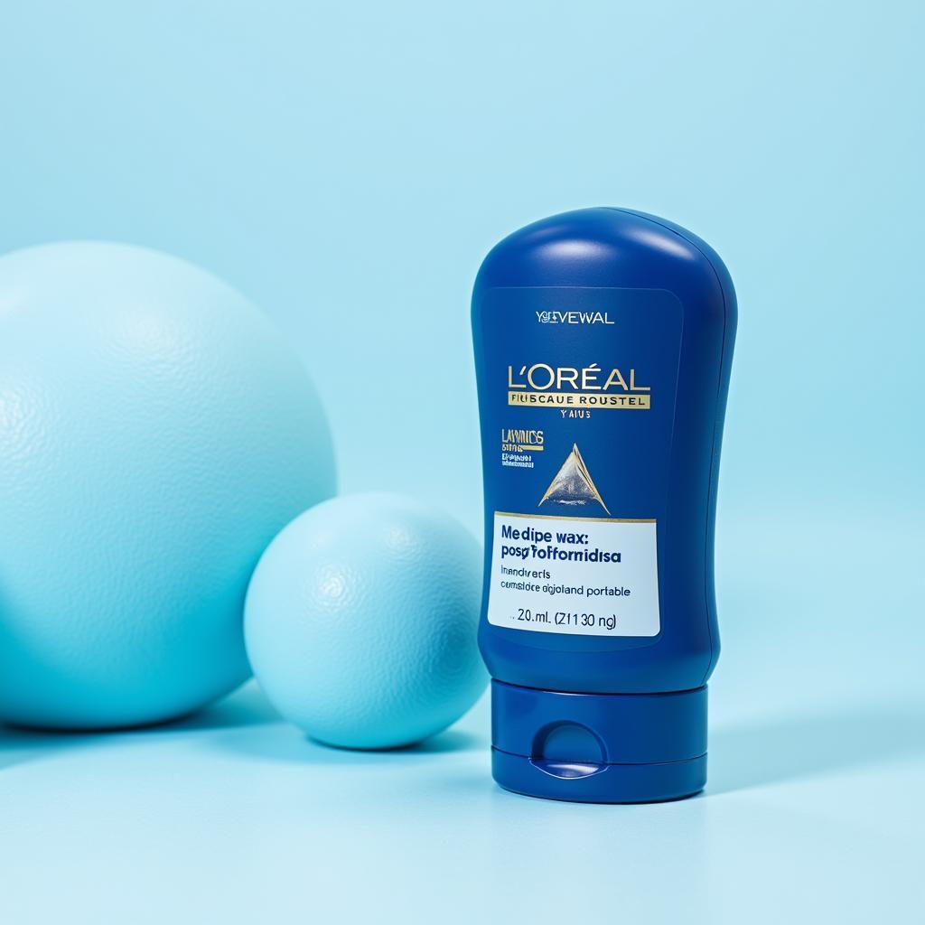 Hình ảnh sáp vuốt tóc Loreal màu xanh