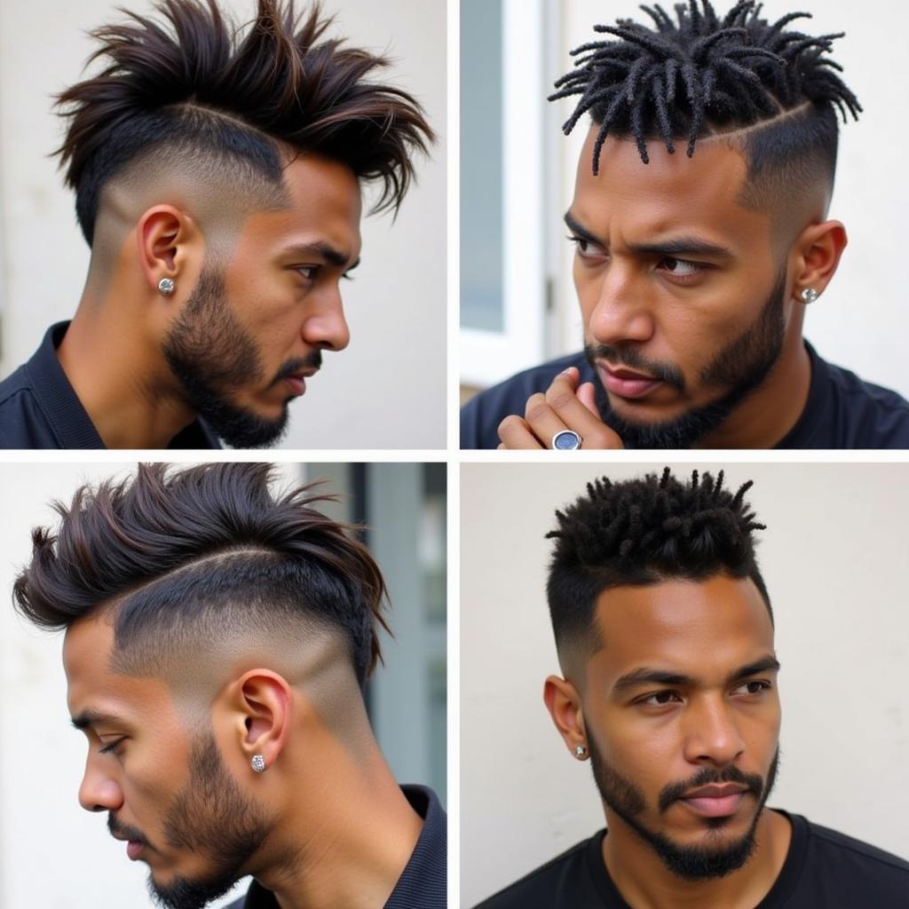 Các kiểu tóc Mohican nam