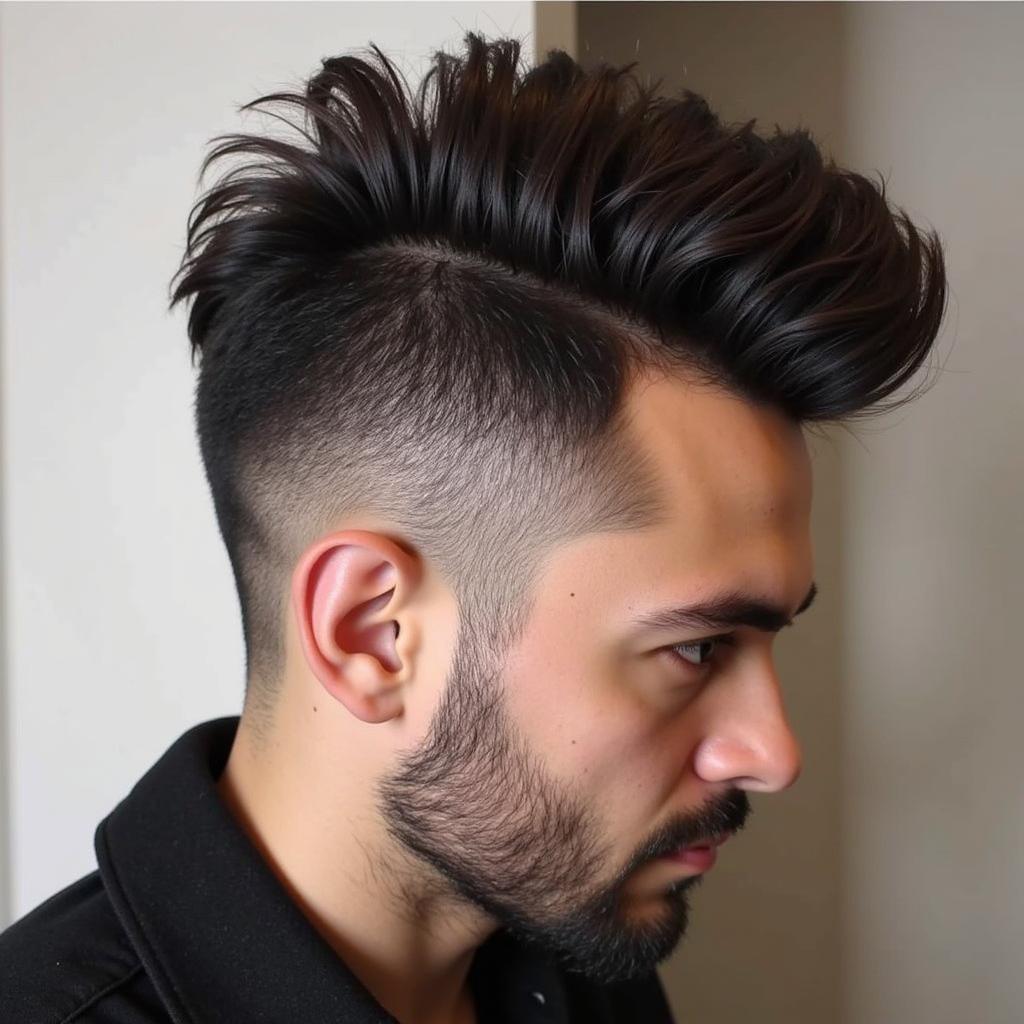 Kiểu tóc quiff bụi bặm cá tính