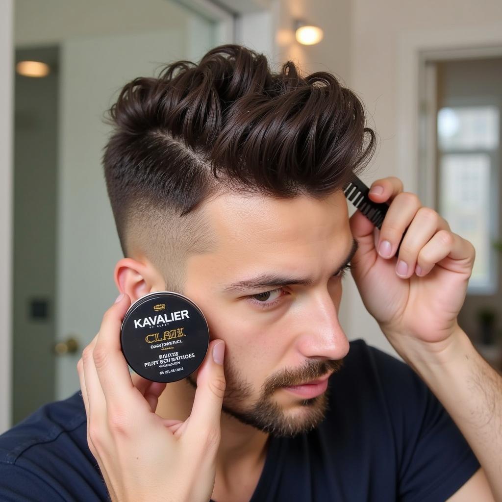 Vẽ kiểu tóc Quiff hiện đại