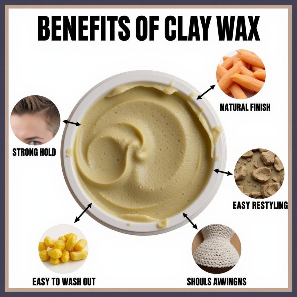 Ưu điểm vượt trội của keo vuốt tóc clay wax