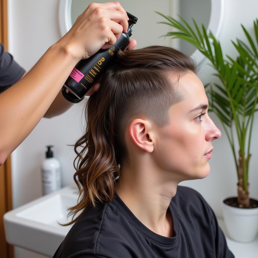 Chăm sóc kiểu tóc mullet