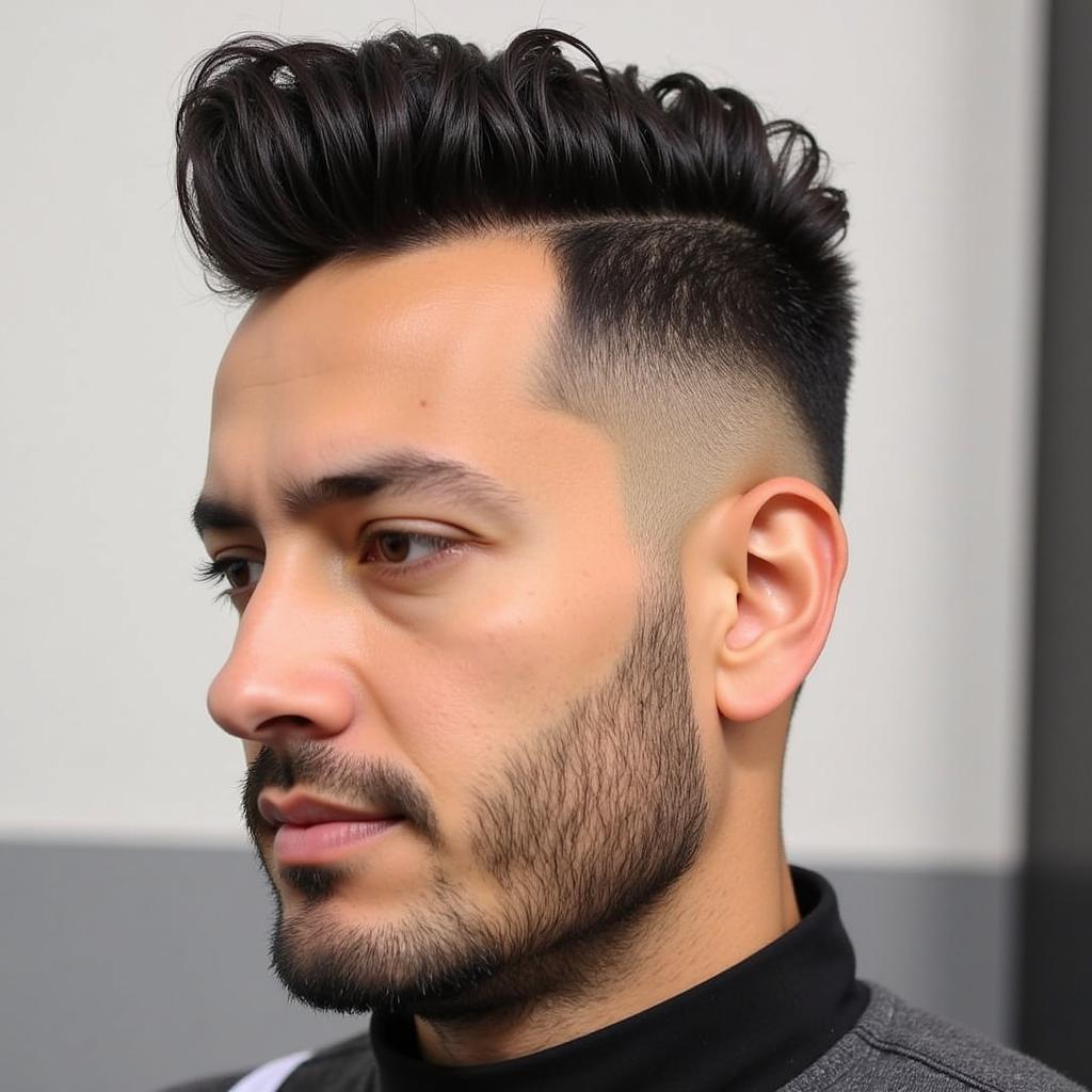 Kiểu tóc fade pompadour nam tính