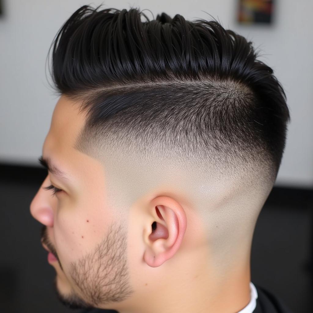 Kiểu tóc undercut của Karik