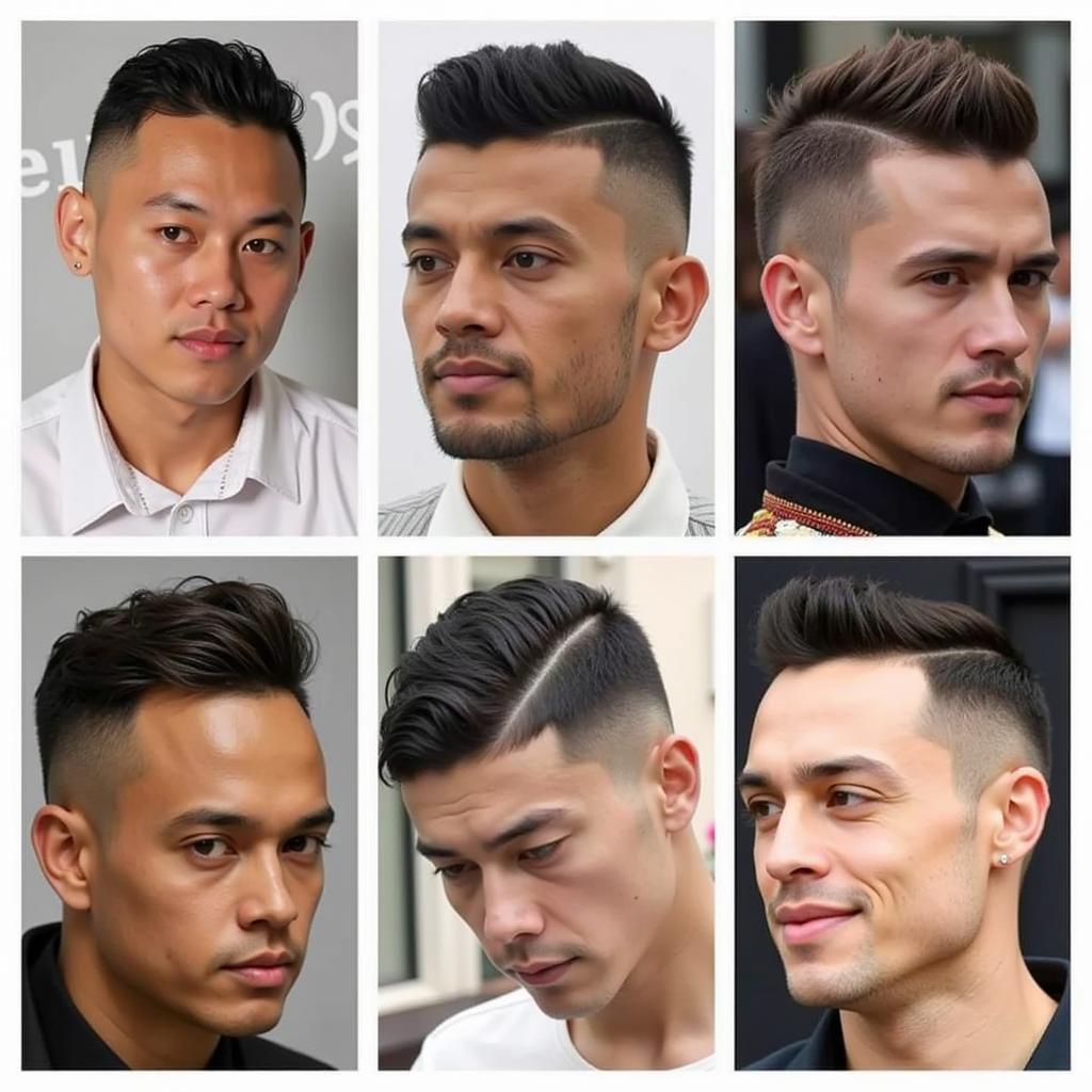 Kiểu tóc Mohican đẹp cho khuôn mặt tròn