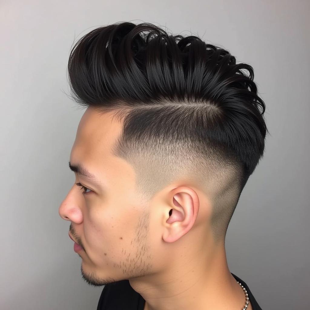 Kiểu tóc Pompadour cổ điển