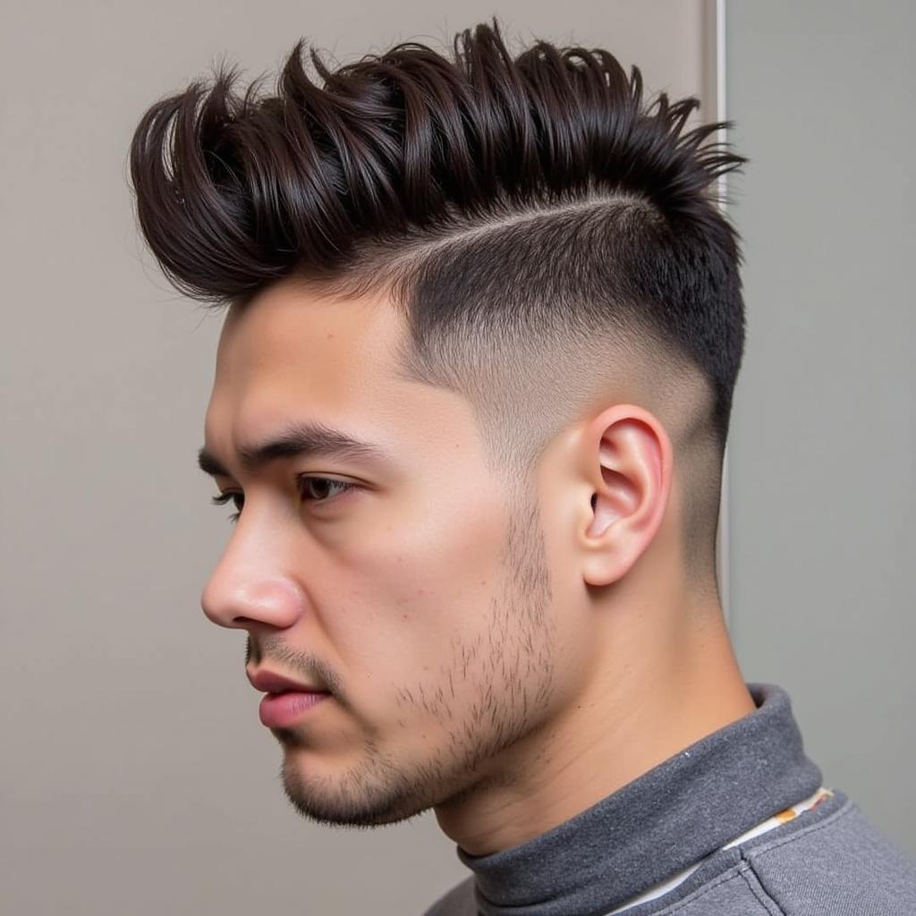 Kiểu tóc Pompadour nam tính và lịch lãm