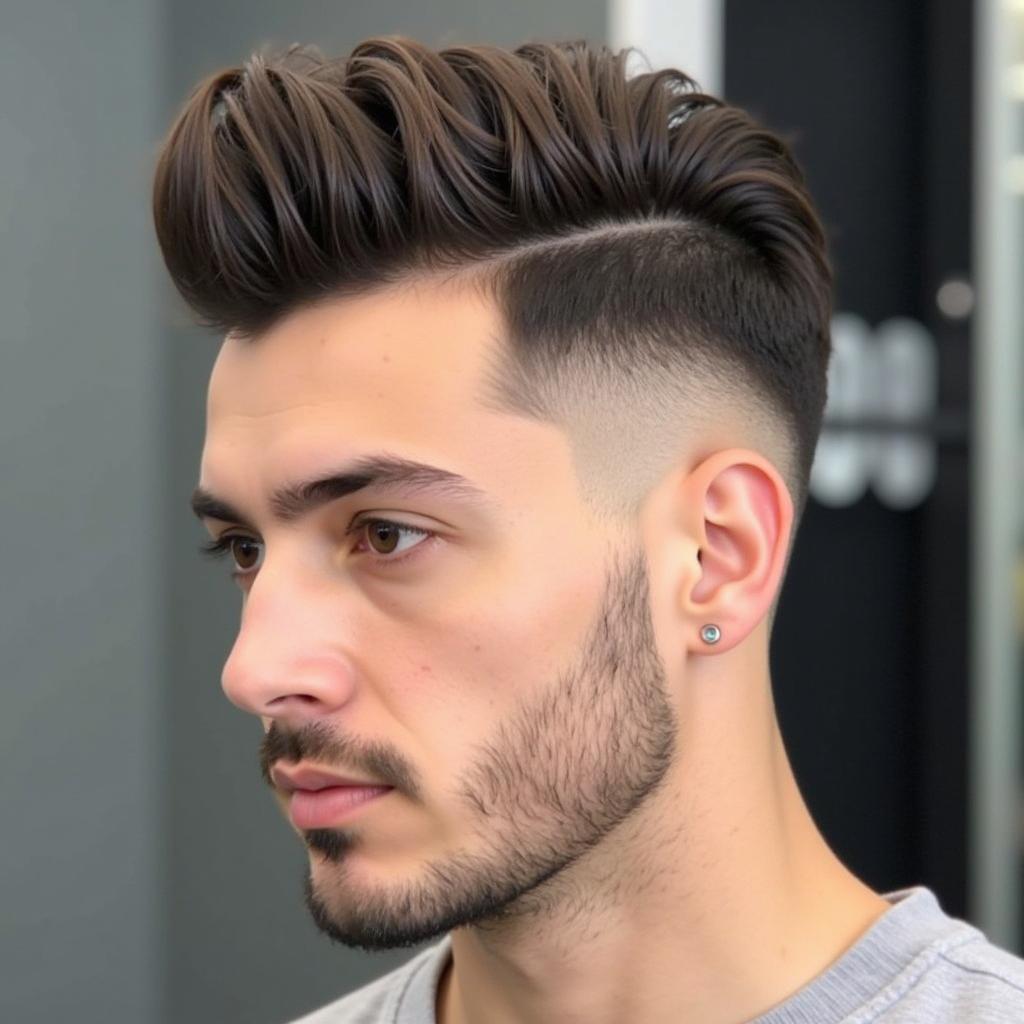 Kiểu tóc Quiff hiện đại cho nam giới