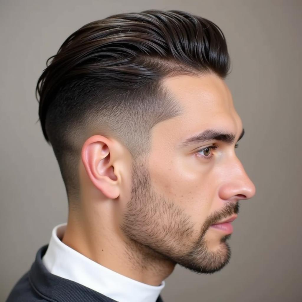 Kiểu tóc Slick Back nam vintage lịch lãm và nam tính