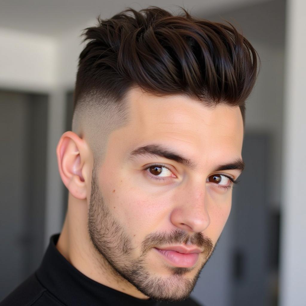 Kiểu tóc Undercut Quiff 30Shine nam tính và hiện đại