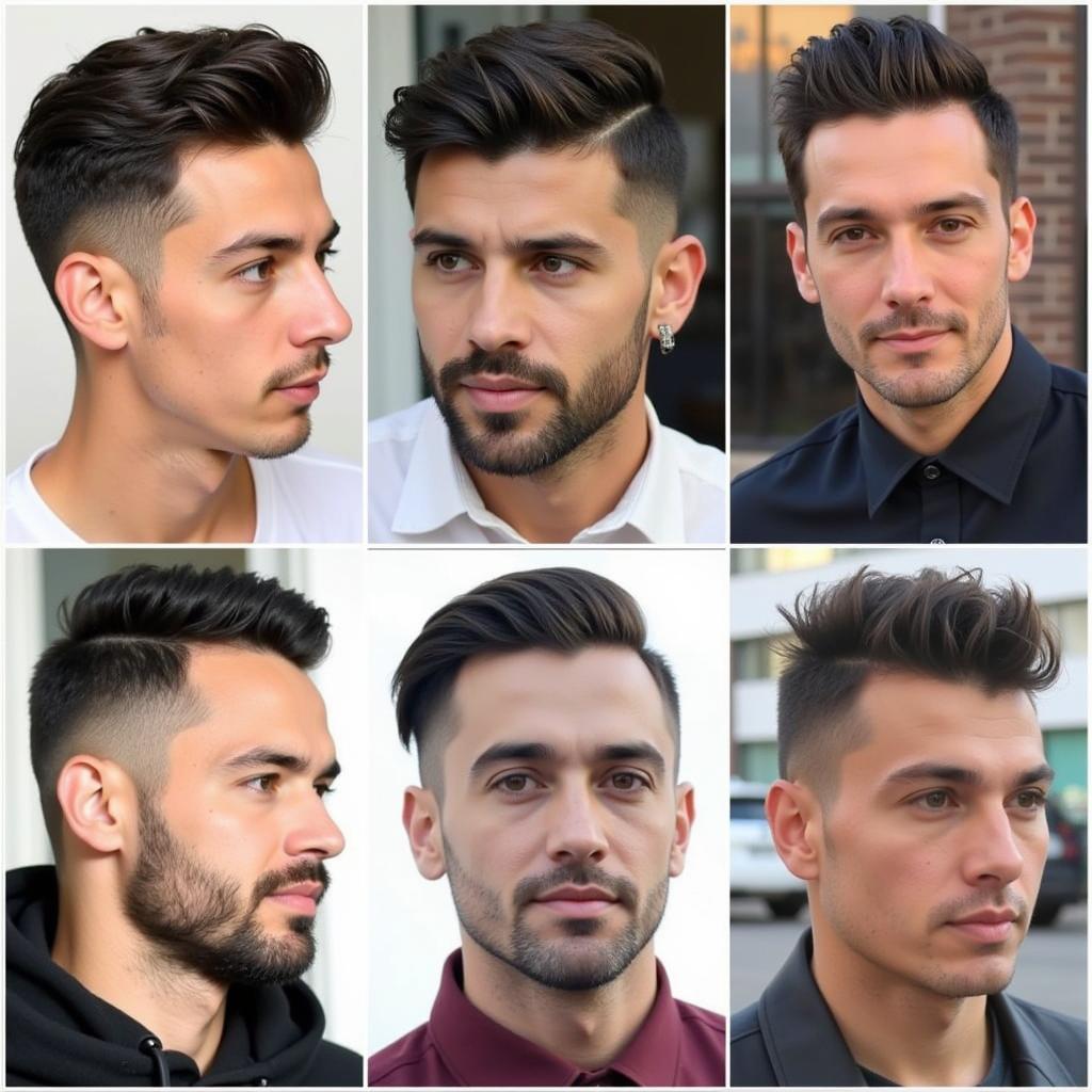 Kiểu tóc Undercut/Side Part cho người lùn mập