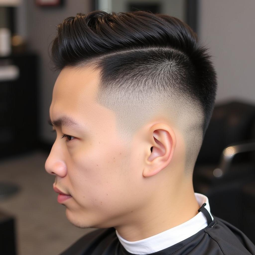 Kiểu tóc Undercut của Văn Toàn