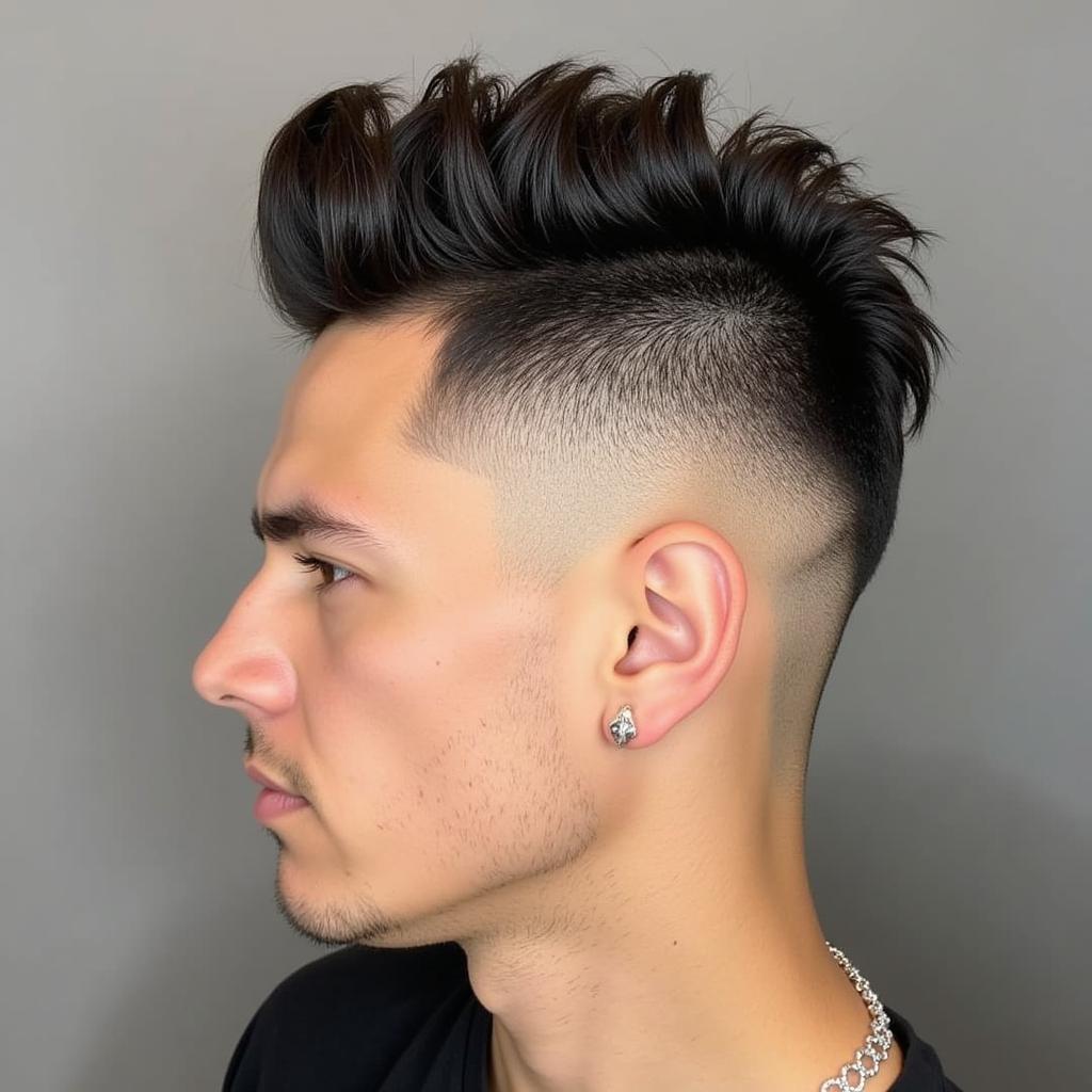 Kiểu tóc Mohican hiện đại