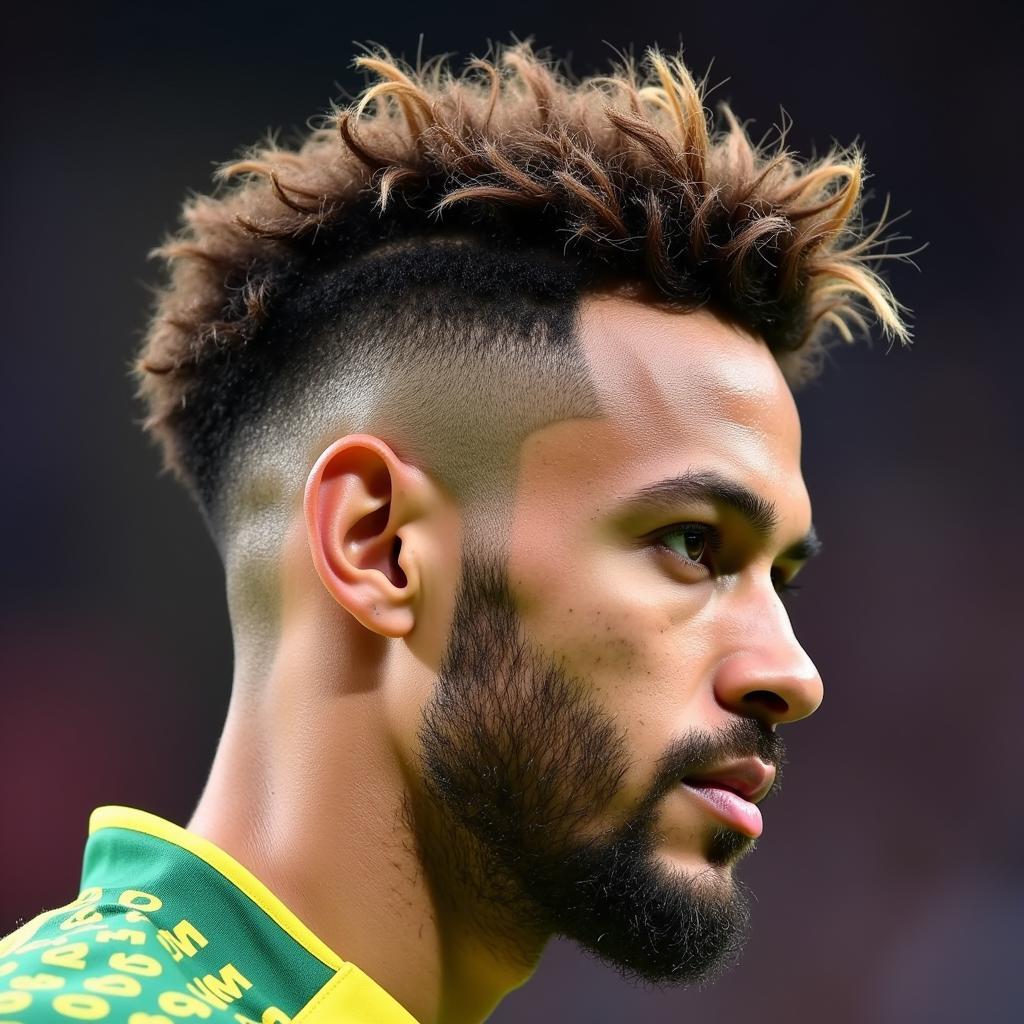 Neymar Kiểu Tóc Mới 2023