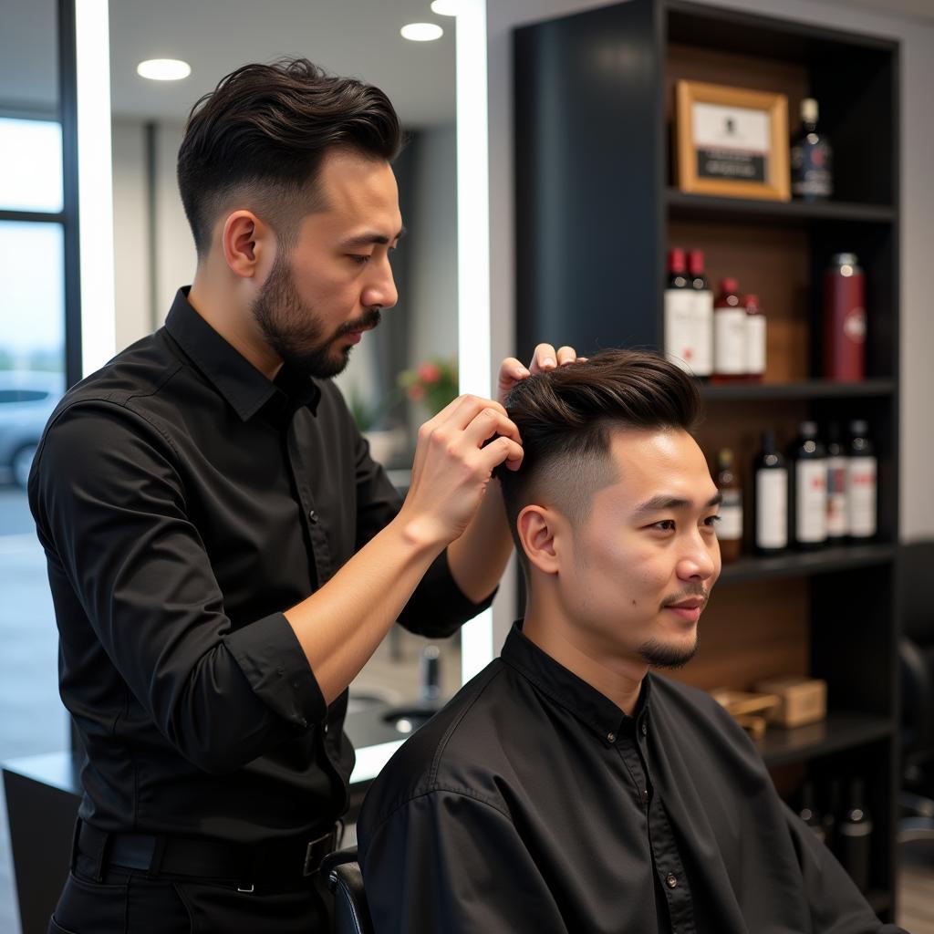 Tạo kiểu tóc đẹp tại salon quận 9 với stylist chuyên nghiệp