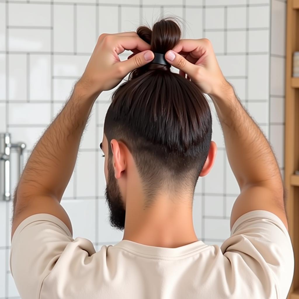 Cách tạo kiểu tóc top knot đơn giản tại nhà