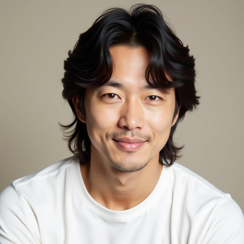 Kiểu tóc dài lãng tử của Gong Yoo