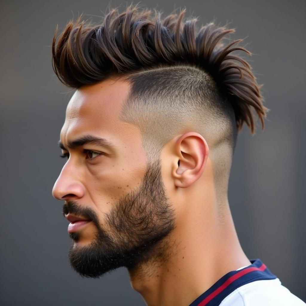 Tóc Mohican hiện đại của Neymar - Hướng dẫn tạo kiểu tóc Mohican