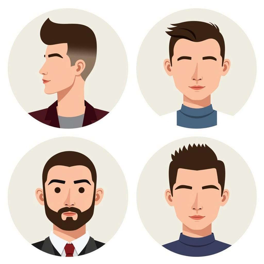 Kiểu tóc ngắn nam mặt vuông: Undercut, Crew Cut, Buzz Cut