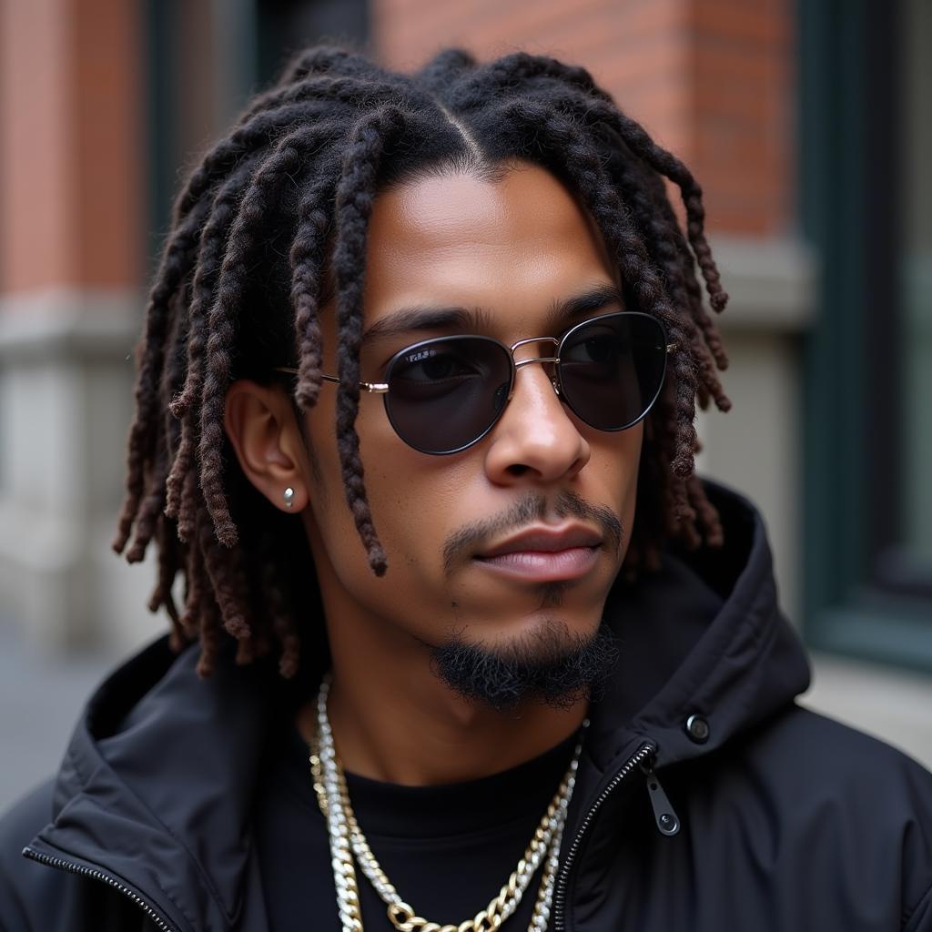 Kiểu tóc dreadlocks của rapper