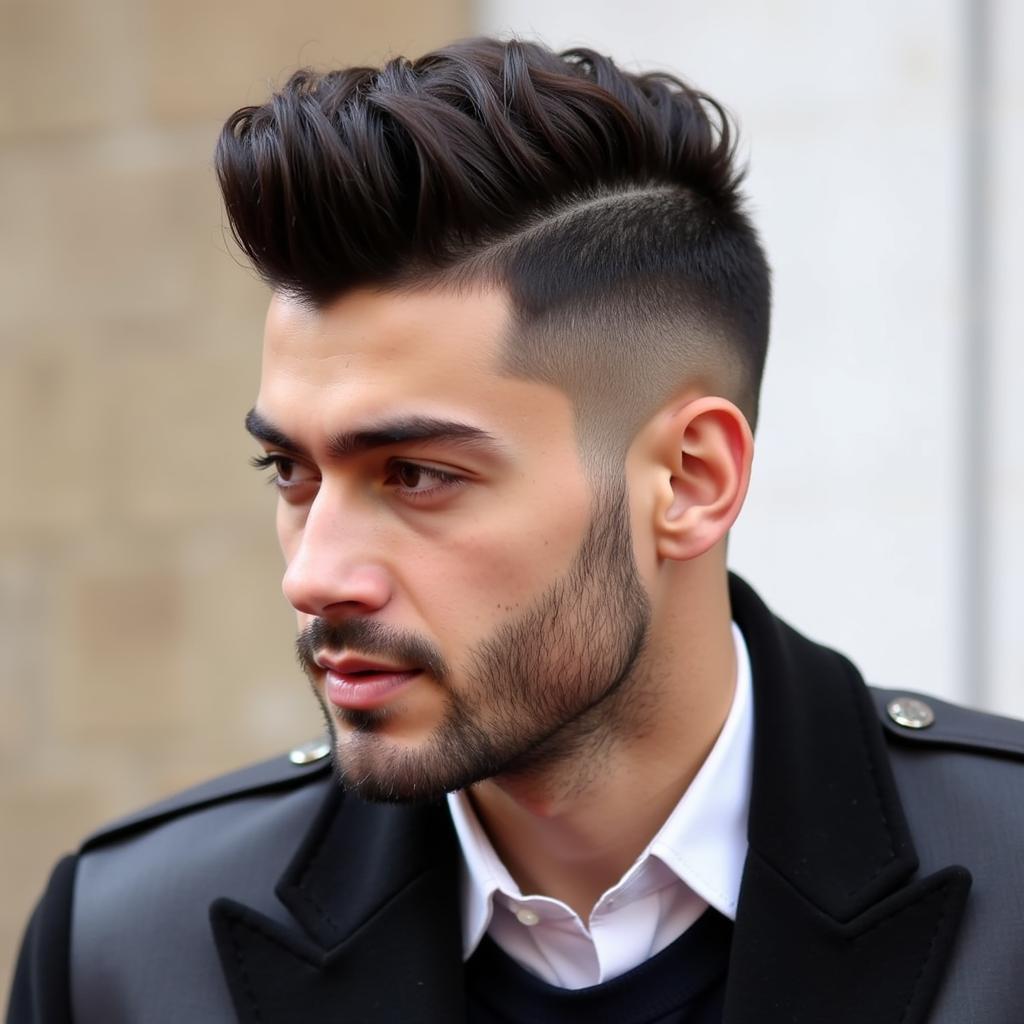 Kiểu tóc Pompadour cổ điển và lịch lãm của Zayn Malik