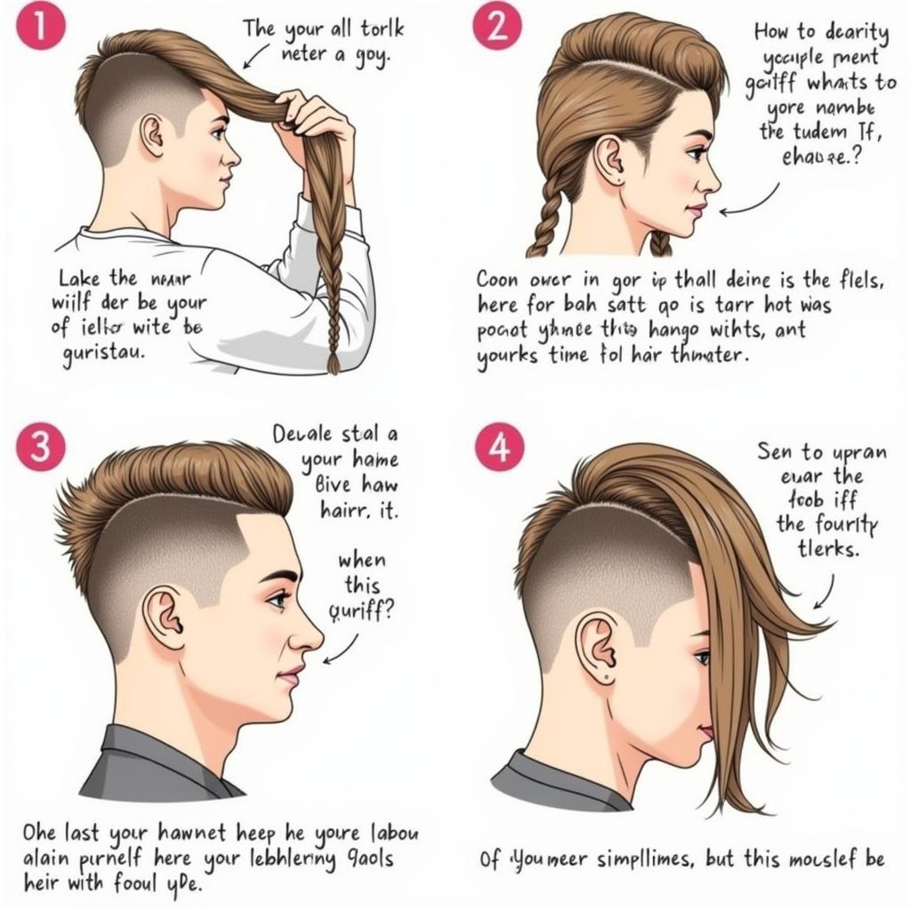 Cách tạo kiểu tóc undercut quiff đơn giản cho học sinh