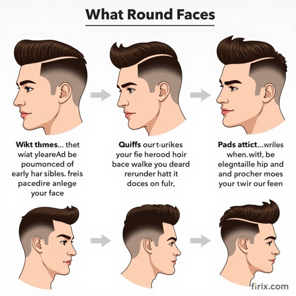 Hairstyles for round faces