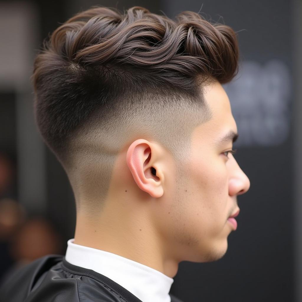 Kiểu tóc Crew Cut che khuyết điểm hói đầu hiệu quả