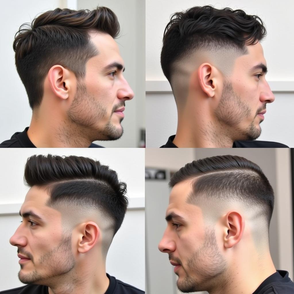 Kiểu tóc ngắn nam đẹp: Side Part, Undercut và Crew Cut