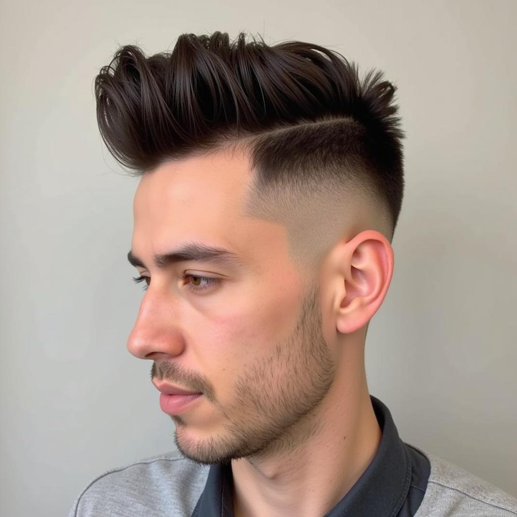 Kiểu tóc Quiff hiện đại cho nam