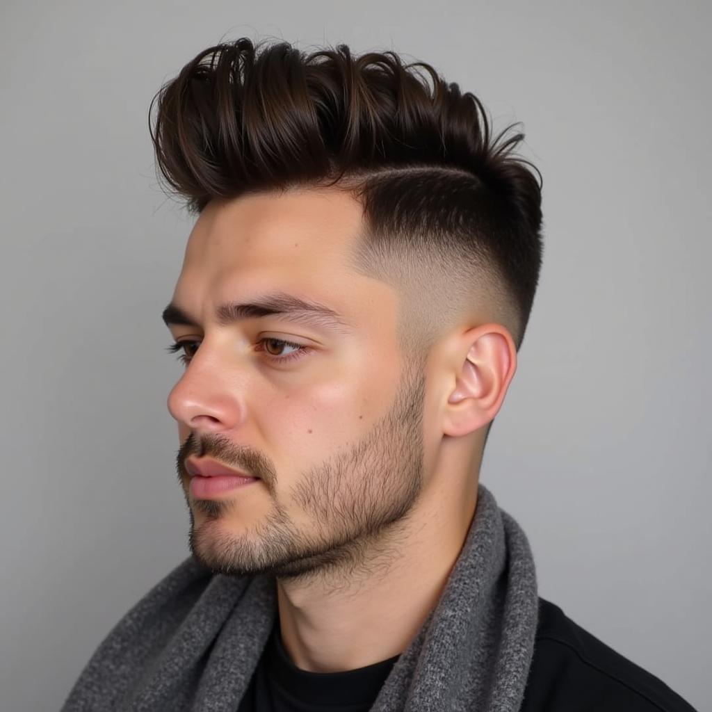 Kiểu tóc Quiff lịch lãm cho nam nhỏ con