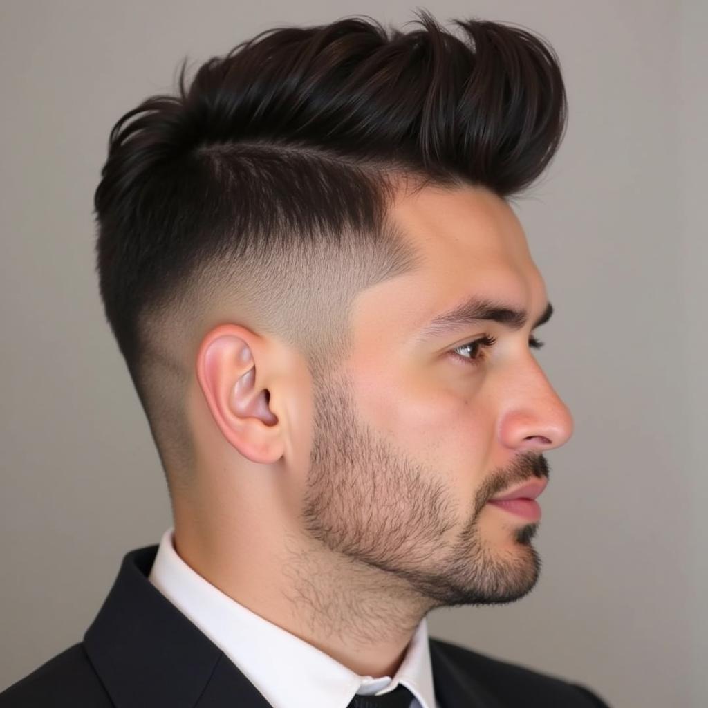 Kiểu tóc Quiff medium nam lịch lãm và nam tính